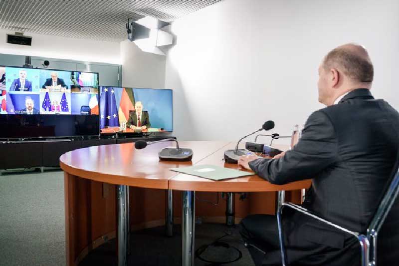 Chanceler-da-Alemanha-discute-situacao-da-Ucrânia
