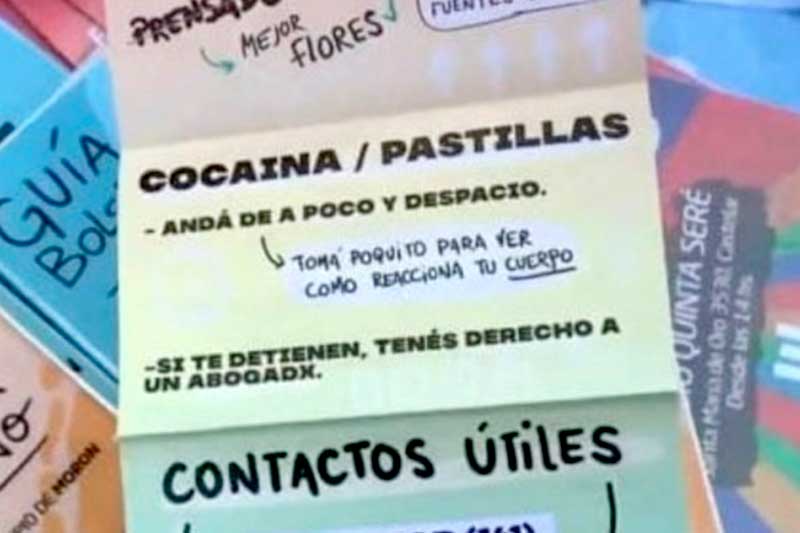 Campanha-na-Argentina-aconselha-jovens-a-usar-pouca-cocaína