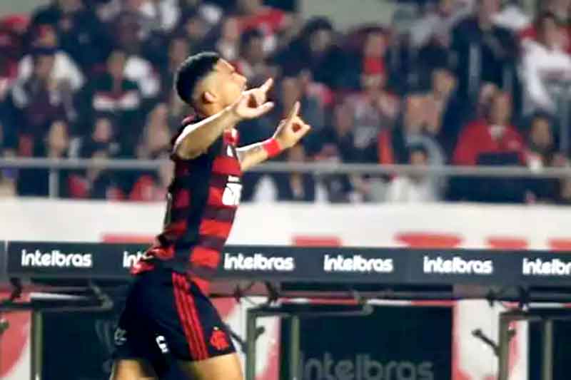João-Gomes-festeja-Flamengo-honrou-o-favoritismo-no-Morumbi