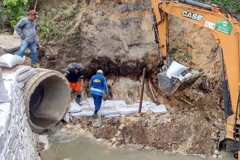 Seminf-intensifica-obra-de-recuperação-de-drenagem-e-contenção-de-rip-rap-no-entorno-do-parque-do-Mindu