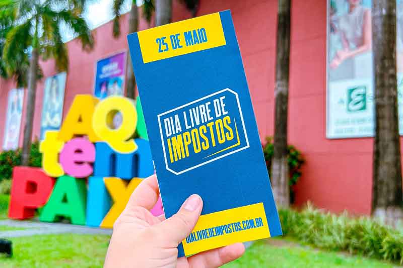 Sumaúma-Park-Shopping-participa-da-ação-Dia-Livre-de-Impostos,-na-próxima-quinta-feira