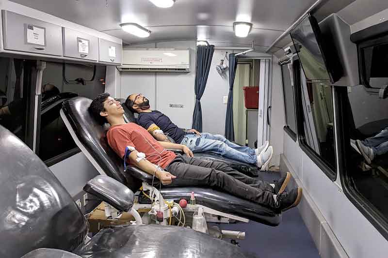 FHemoam-recebe-doadores-de-sangue-em-ação-no-Shopping-Ponta-Negra