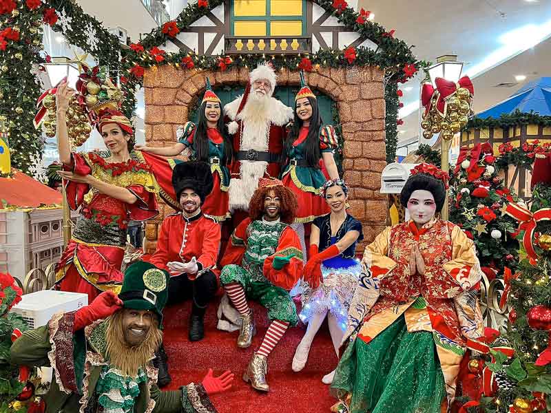 Sumaúma-inaugura-decoração-de-Natal-e-promove-a-tradicional-Chegada-do-Papai-Noel,-no-domingo