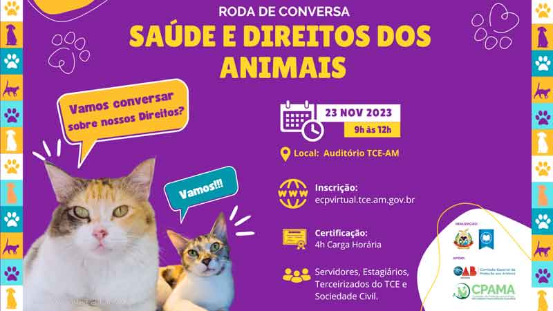 TCE-AM-promove-roda-de-conversa-sobre-saúde-e-direitos-dos-animais