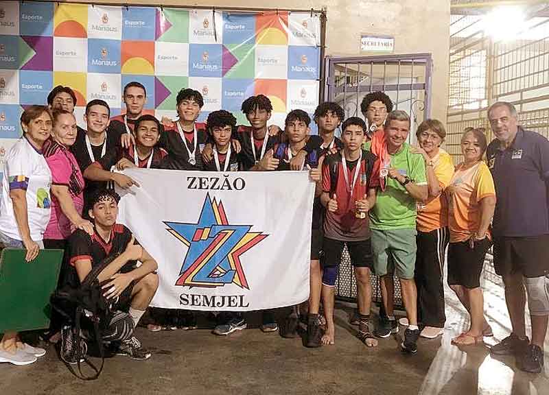 Voleibol-movimenta-segundo-dia-de-Jogos-dos-Núcleos-da-Fundação-Manaus-Esporte,-no-Ginásio-Zezão