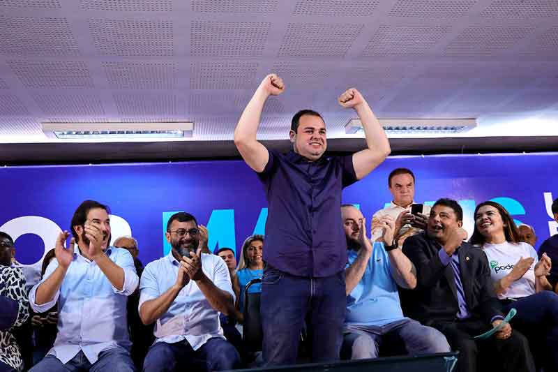 Roberto-Cidade-lança-pré-candidatura-à-Prefeitura-de-Manaus,-ao-lado-dos-presidentes-nacional-e-estadual-do-União-Brasil