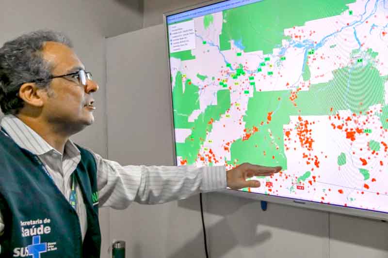 Para-mitigar-os-efeitos-da-estiagem,-o-SES-AM-usa-tecnologia-para-monitorar-a-rede-de-saúde-no-interior