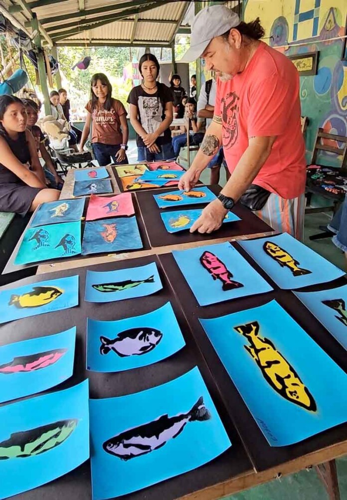 Trabalhos-dos-jovens-da-RDS-do-Tupé-são-apresentados-na-exposição-Peixe,-Peixes-e-+-Peixes