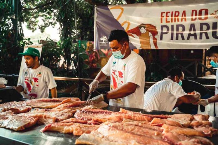 Cinco-toneladas-de-pescado-serão-vendidos-na-Feira-do-Pirarucu,-que-acontece-sábado-e-domingo