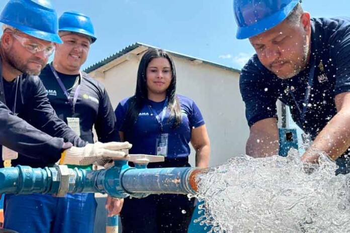 Cosama-realiza-uma-avaliação-operacional-dos-poços-do-sistema-de-abastecimento-de-água-de-Nhamundá