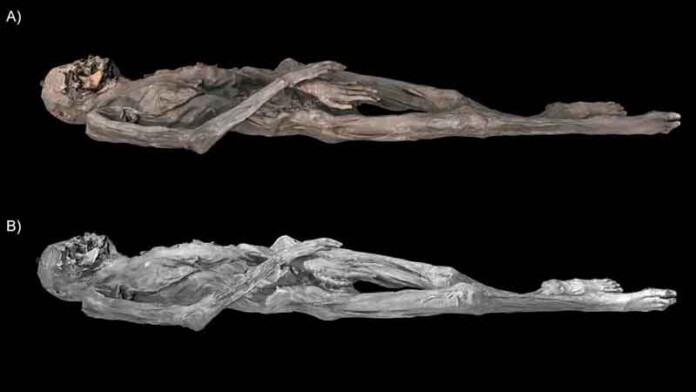 Múmia-de-2000-anos-surpreende-com-tatuagens-detalhadas-e-atuais