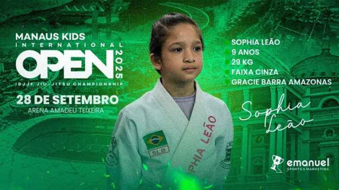 Sophia-Leão-confirmada-no-Manaus-Kids-International-Open-de-Jiu-Jítsu-2025-da-IBJJF