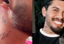 Zé Felipe faz mudança em tatuagem dedicada à Virginia