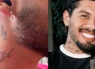 Zé Felipe faz mudança em tatuagem dedicada à Virginia