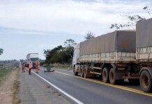 BR-364 em ritmo acelerado: obras avançam e trânsito entra no modo pare e siga
