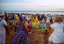 Balaio da Oxum transforma a Ponta Negra em grande celebração das águas