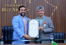 Dr. George Lins homenageia prefeito Raymundo Raiz com a Medalha Ruy Araújo na Aleam