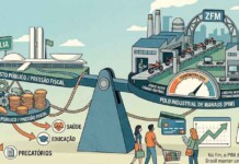 Quando Brasília acelera o gasto, Manaus sente no chão de fábrica