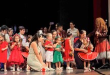 Um palco centenário, pequenos artistas e uma grande homenagem ao Brasil