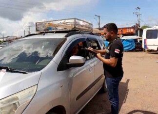 Veículos irregulares entram na mira e multas pesadas são aplicadas no Careiro da Várzea