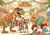Dinossauros gigantes tomam o Shopping Ponta Negra e prometem surpreender Manaus