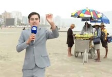 Dudu Camargo troca bancada por areia e surpreende na estreia na Record