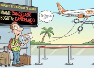Gol corta voos para Miami e Bogotá e Manaus sente o impacto imediato