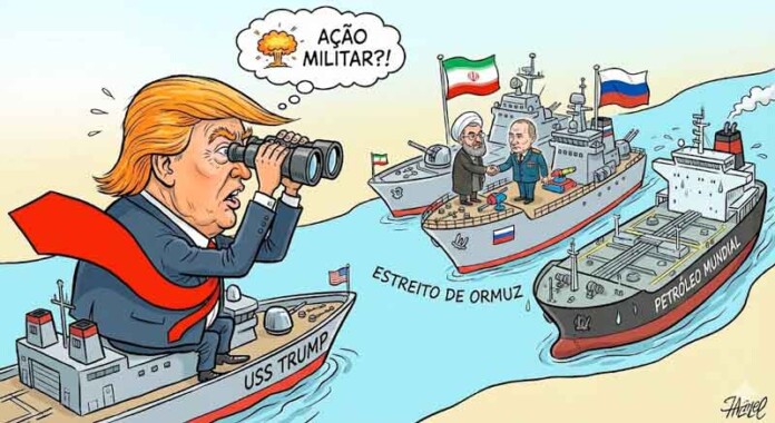 Irã-e-Rússia-desafiam-os-Estados-Unidos-com-manobras-militares-no-Golfo-de-Omã