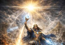 O espelho de basalto e a estrela de amor do guerreiro atlante