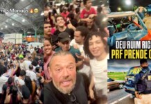 Richard Rasmussen emociona Manaus, critica abandono da BR-319 e tem veículo retido pela PRF