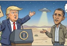 Trump promete revelar segredos sobre alienígenas e rebate falas de Obama sobre a Área 51