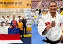 Amazonas brilha no primeiro dia do Brasileiro Regional de Judô com 18 medalhas