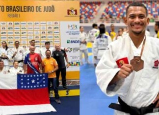 Amazonas brilha no primeiro dia do Brasileiro Regional de Judô com 18 medalhas