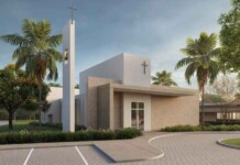 Capela dentro de residencial no Tarumã chama atenção por arquitetura aberta à natureza