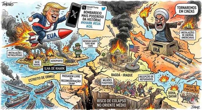 Conflito-entre-EUA,-Irã-e-aliados-cresce-após-bombardeios-e-ameaças-no-Oriente-Médio