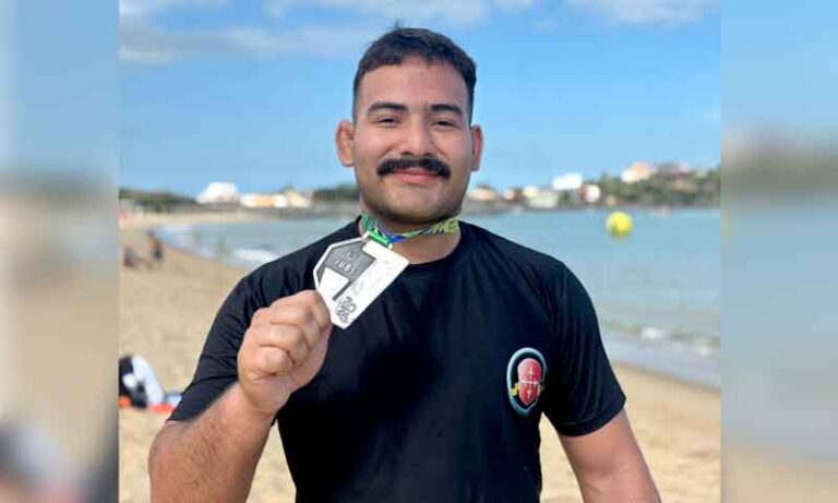 Eduardo Trovão transforma dificuldade em conquista e coloca o Amazonas entre os gigantes do JUBs Praia
