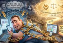 O mundo vende liberdade mas transforma milhões em escravos dos desejos mais baixos