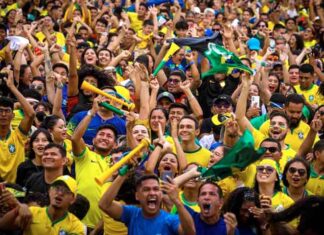 Manaus entra em clima de Copa para Brasil x Haiti e prepara festa da torcida