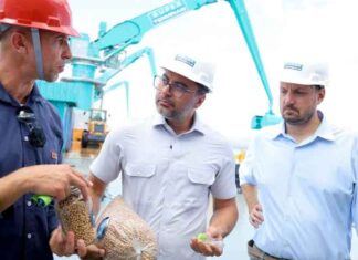 Maior terminal flutuante de grãos das Américas se aproxima da inauguração em Itacoatiara