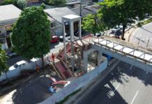 Obra da passarela Santos Dumont acelera e amplia expectativa por travessia segura em Manaus