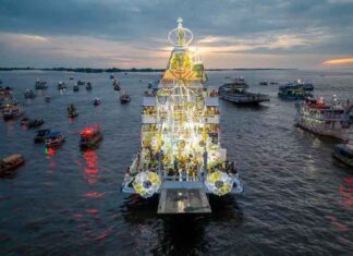 Romaria das Águas divulga cronograma de peregrinação fluvial entre Manaus e Parintins
