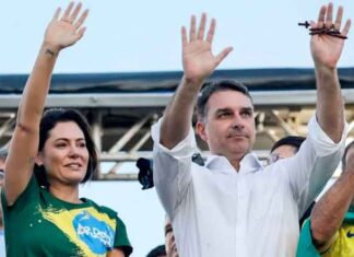 PL encerra tentativa de unir Flávio Bolsonaro e Michelle antes da eleição