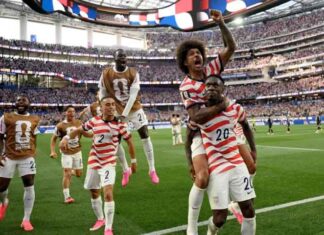 Seleção dos Estados Unidos mostra poder de reação inesperado no Mundial