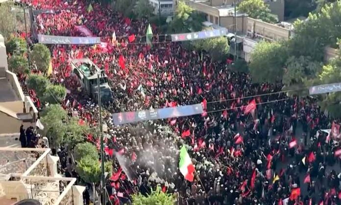 fúnebre-do-antigo-líder-supremo-aiatola-Ali-Khamenei