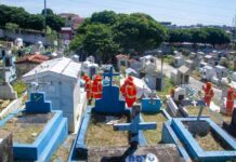 Cemitérios de Manaus passam por força-tarefa antes da homenagem aos pais neste domingo