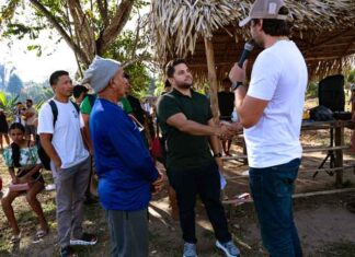 Thiago Abrahim vai a Autazes e afirma que mandato seguirá próximo das comunidades