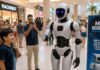 Robô humanoide chega a Manaus e promete surpreender público em passeio pelo shopping