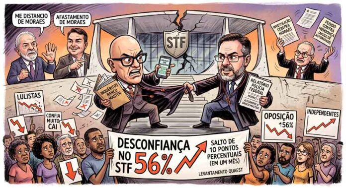 Desconfiança-no-STF-sobe-para-56%-em-meio-a-embate-no-tribunal