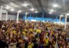 Apoiadores de Thiago Abrahim se reúnem em grande mobilização em Itacoatiara