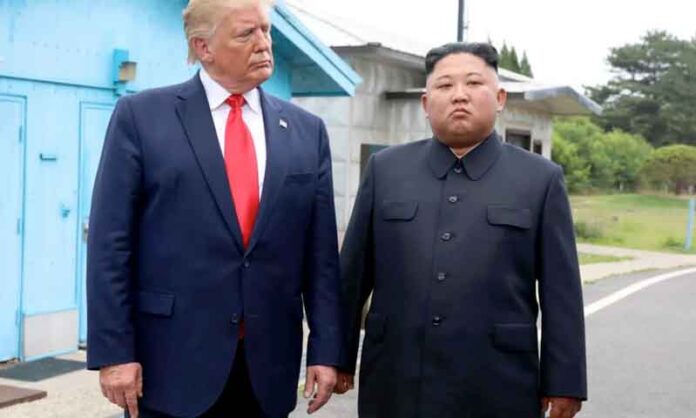 O-presidente-dos-EUA,-Donald-Trump,-se-encontrou-com-o-ditador-Kim-Jong-un